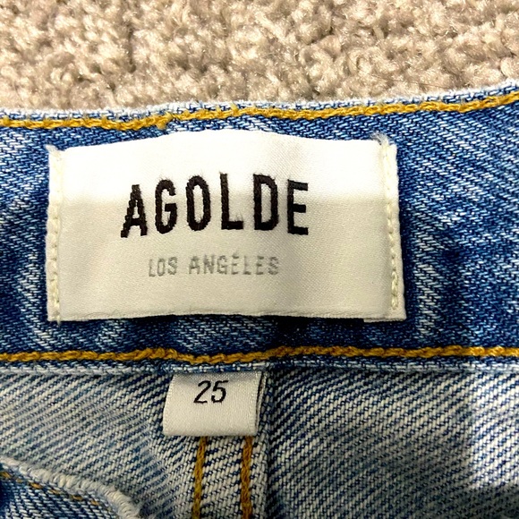 AGOLDE- Women’s High-rise Lana Crop Jeans - Picture 3 of 8